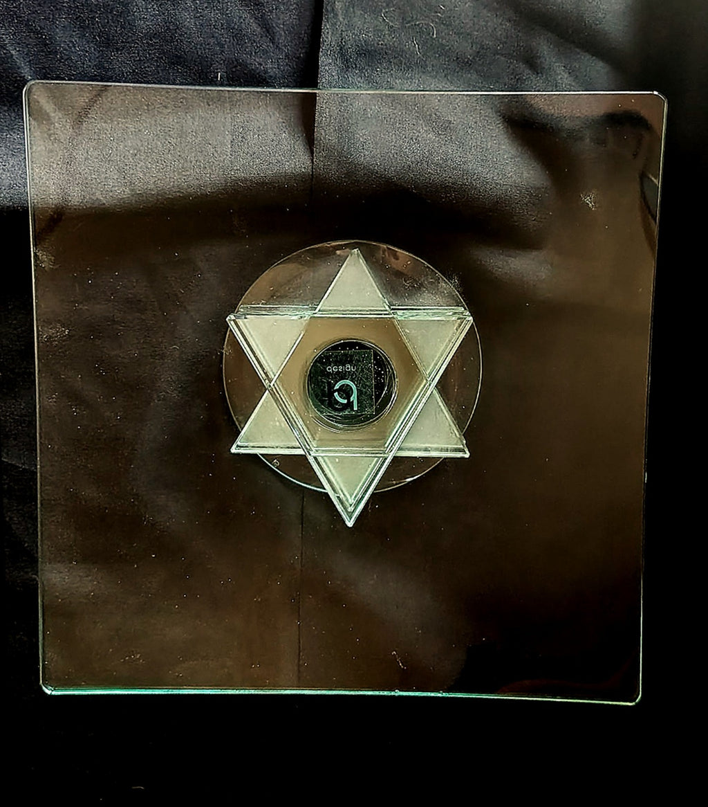 Glass Hexagram Stand