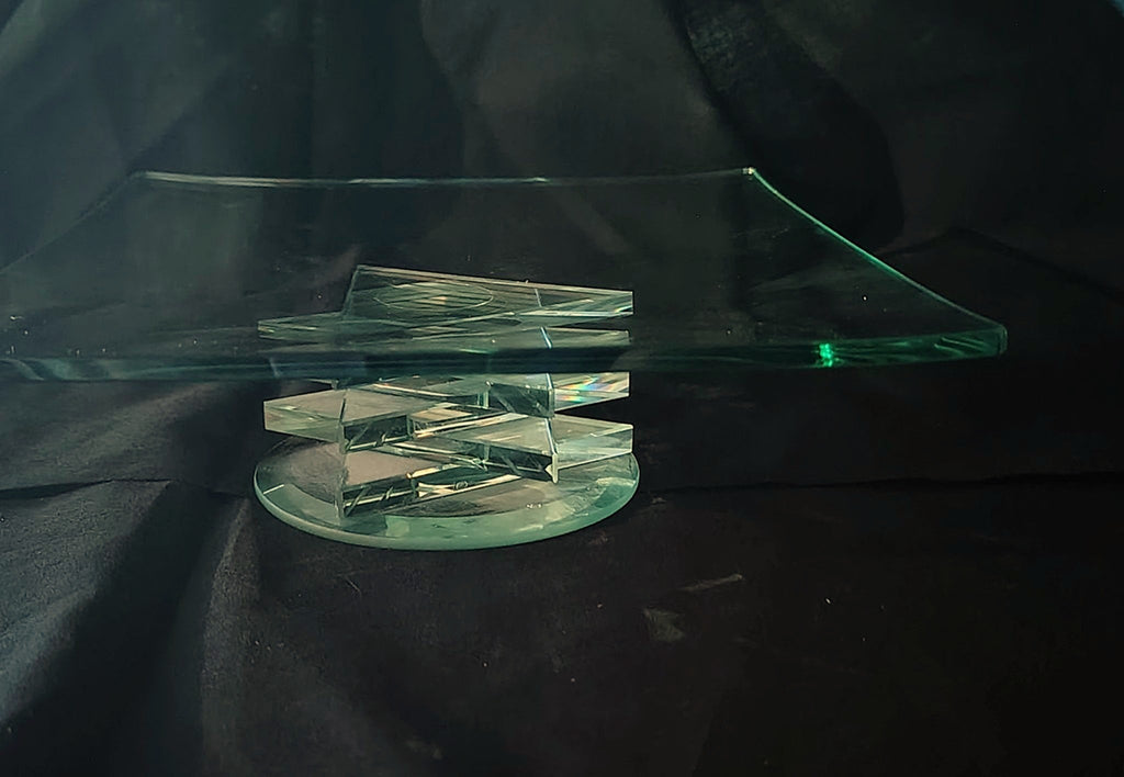 Glass Hexagram Stand