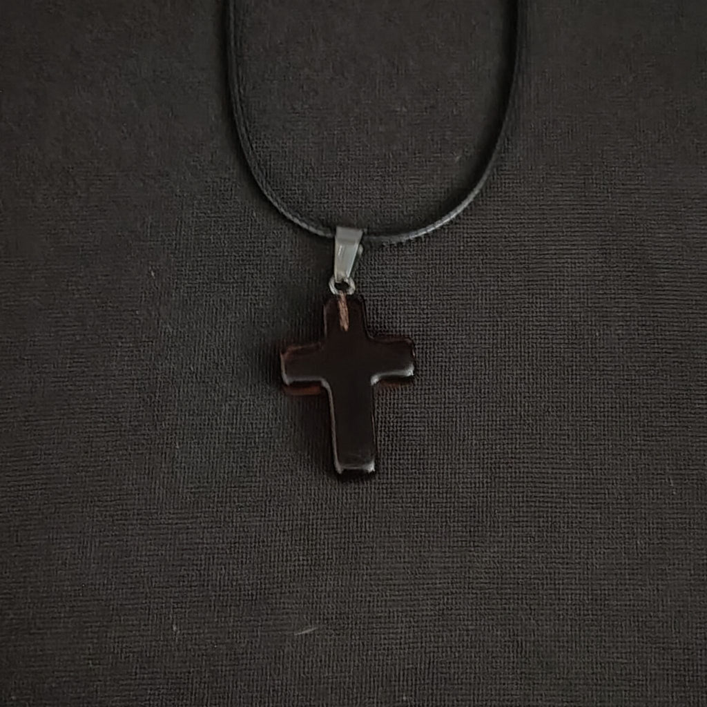 Handmade Stone Cross Necklaces