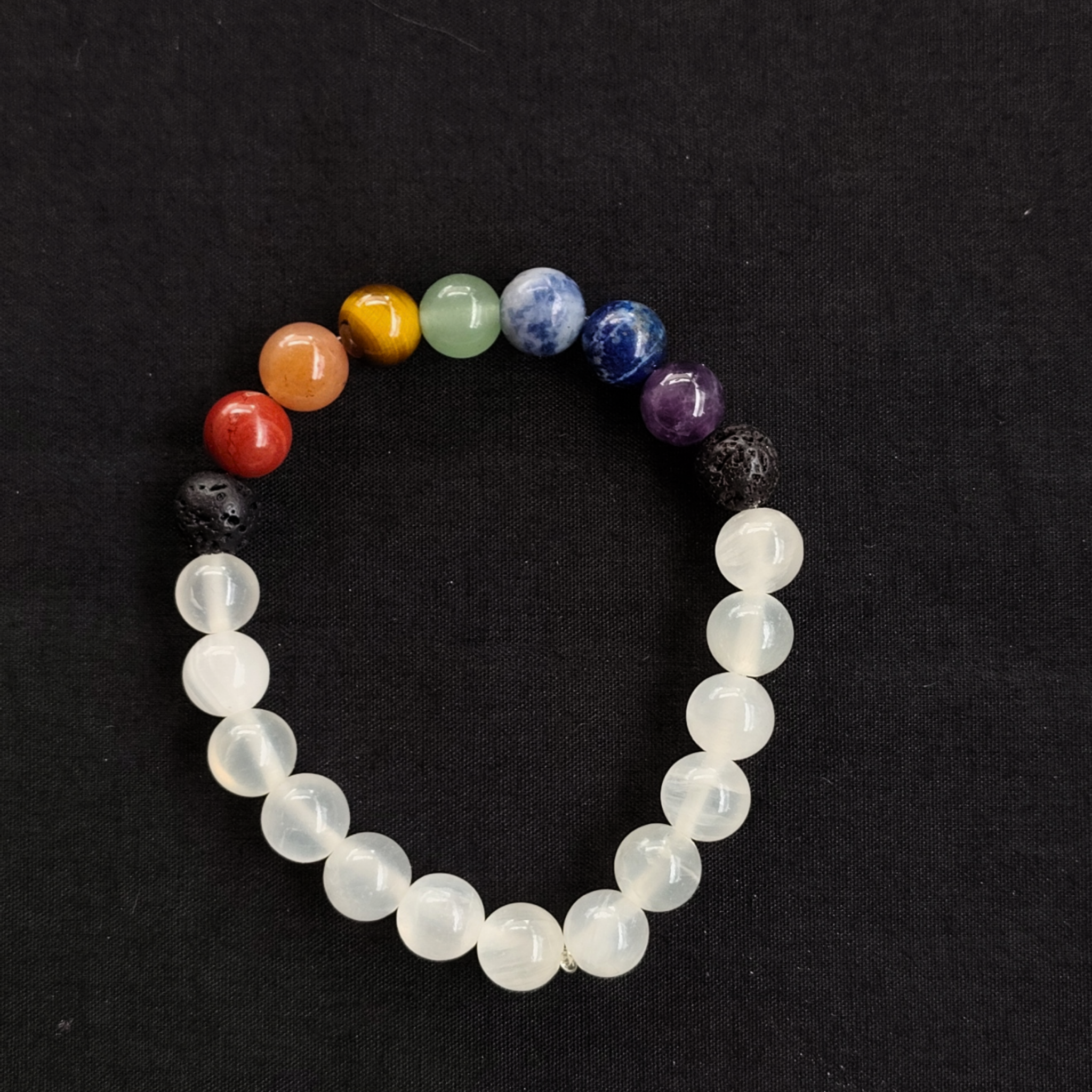 Selenite Chakra Bracelet