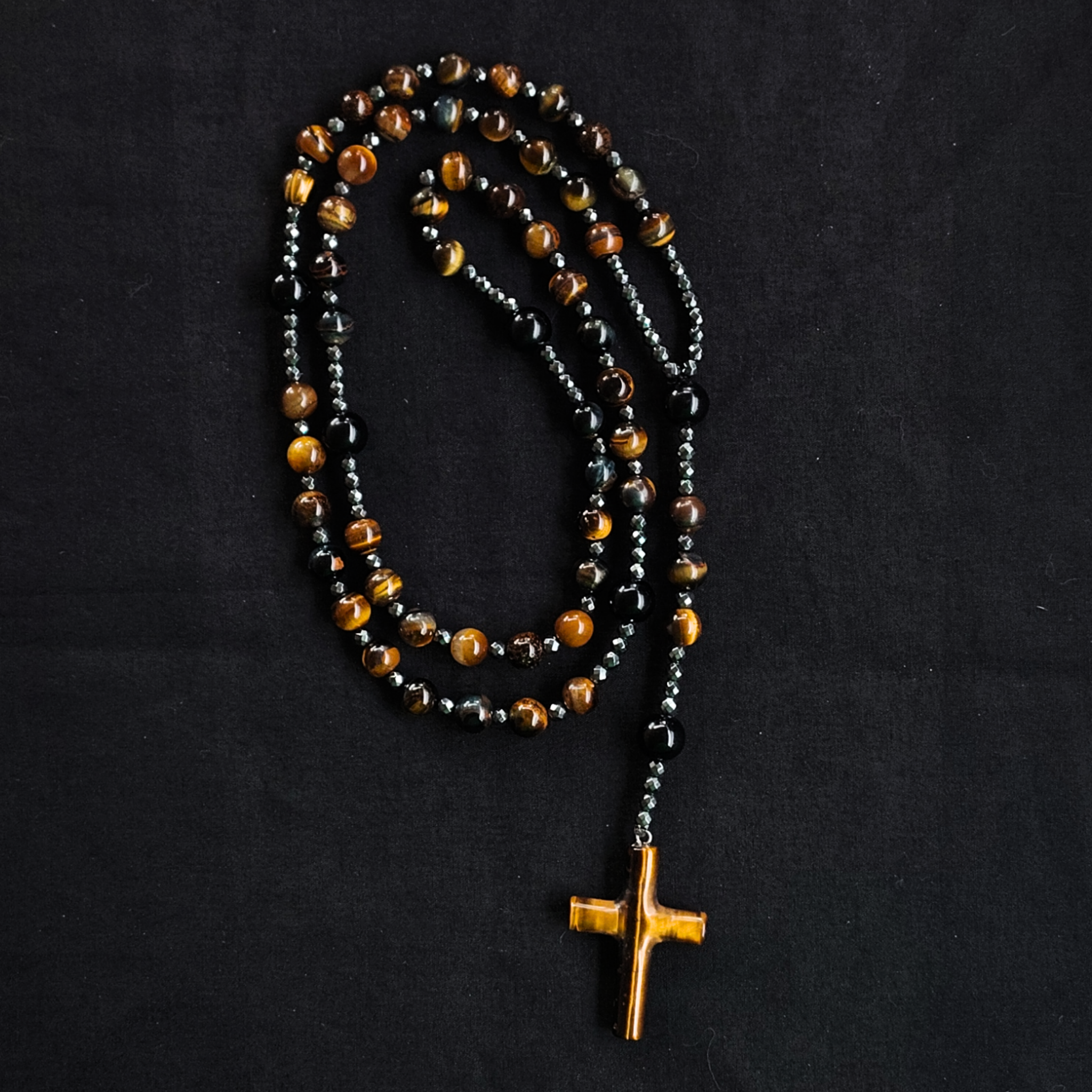 Tigers Eye Rosary