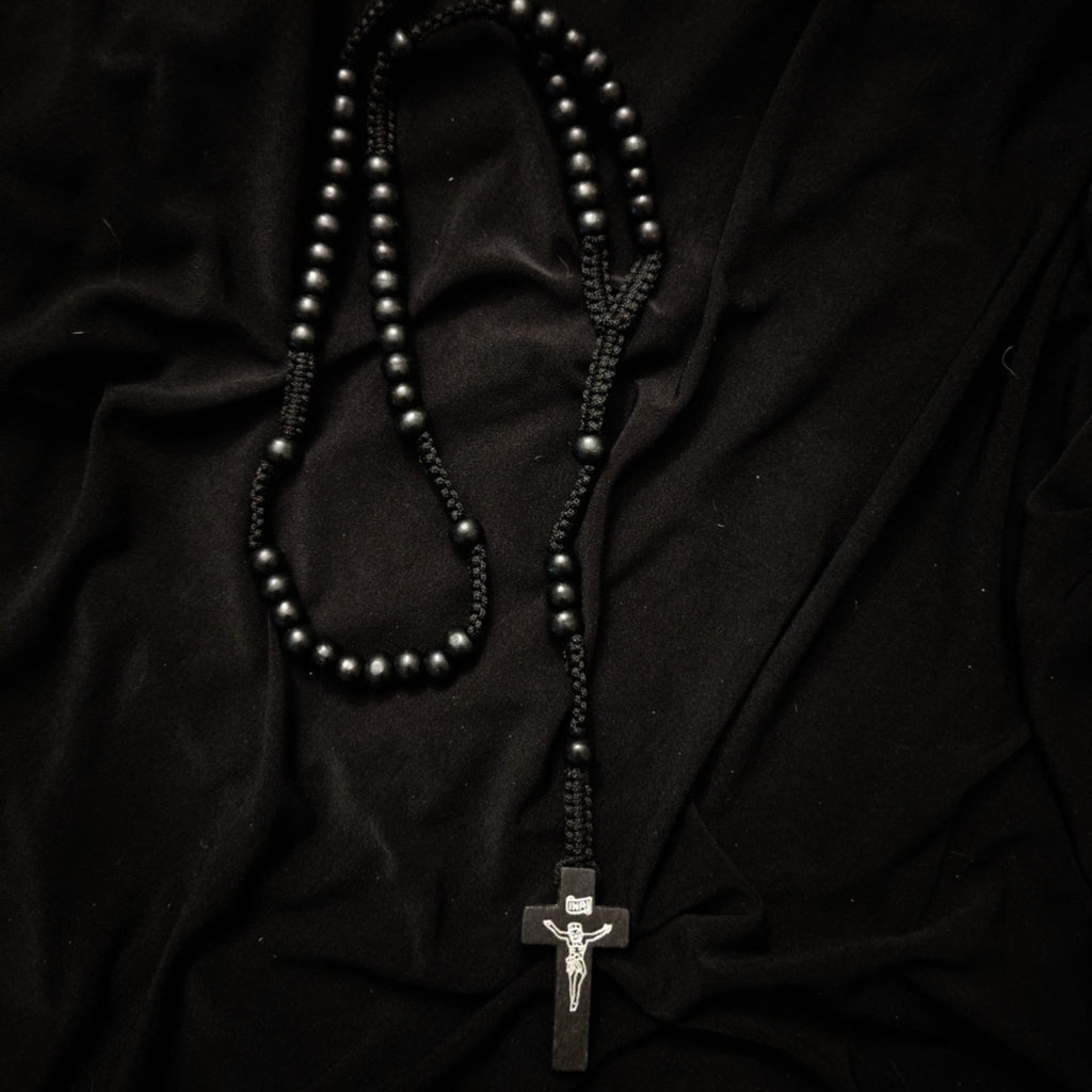 Wooden Woven Rosary